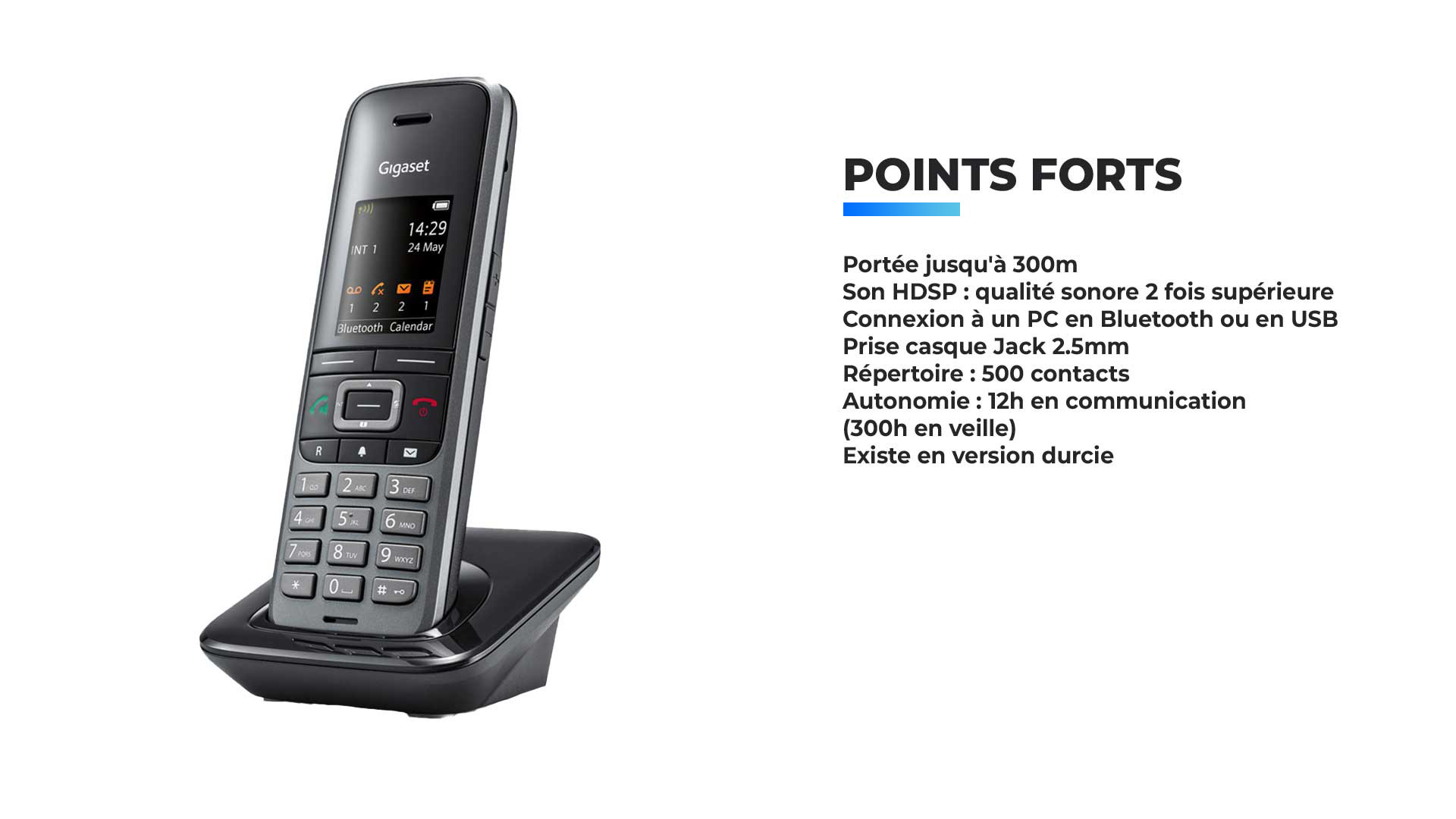 C530 DECT IP Gigaset par IPtis