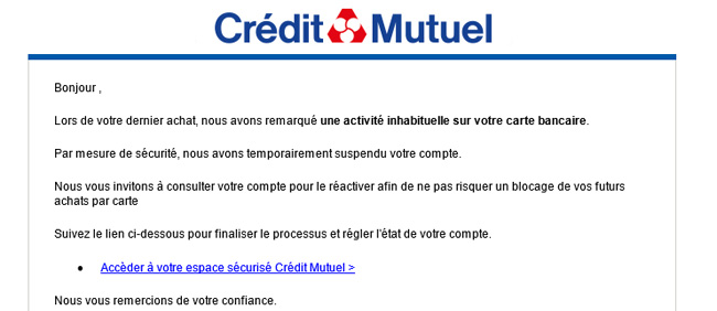 Un Mail Interne à La Banque Américaine